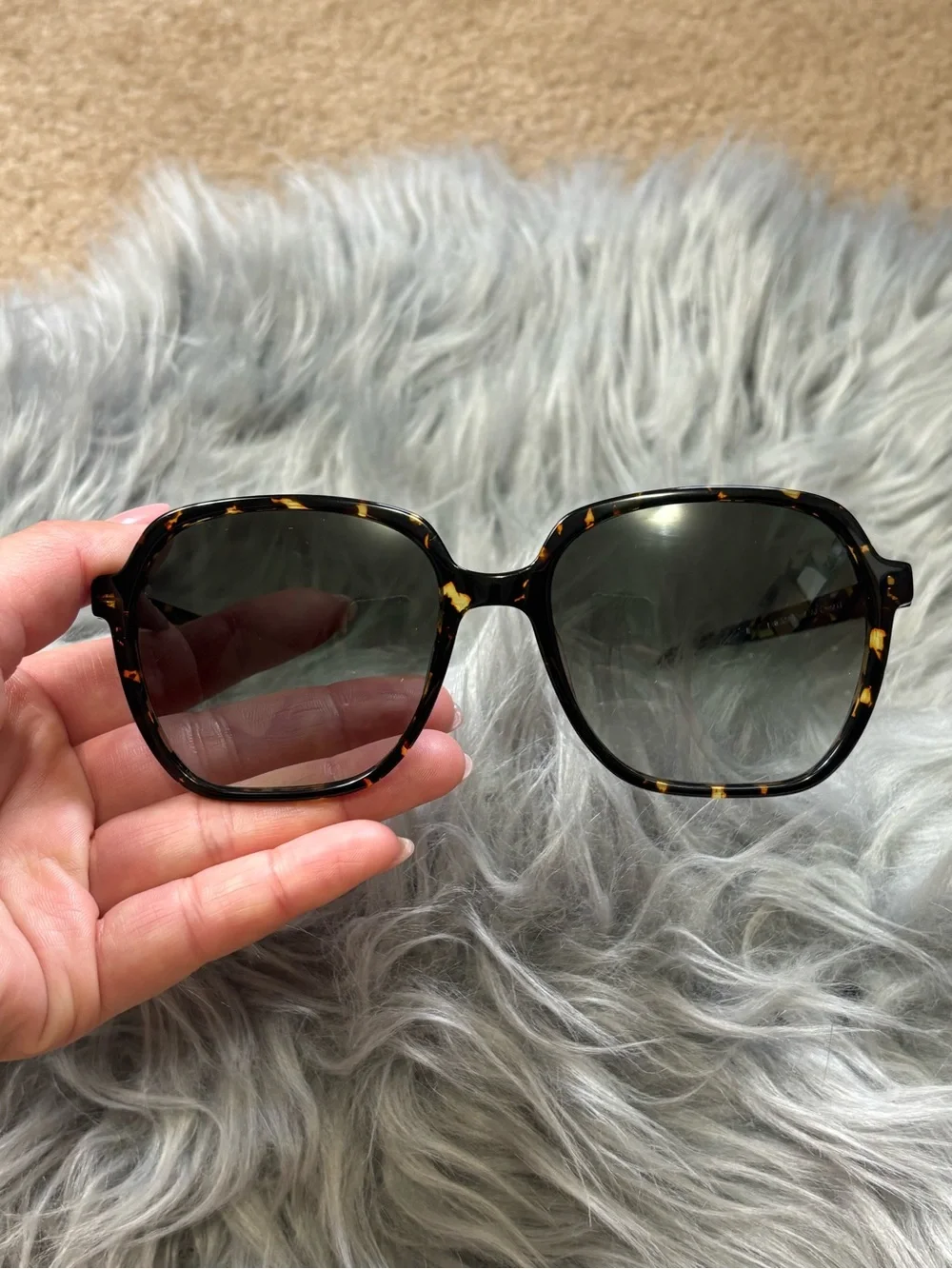 Warby Parker Willetta Black/ Clear gradation Sunglasses